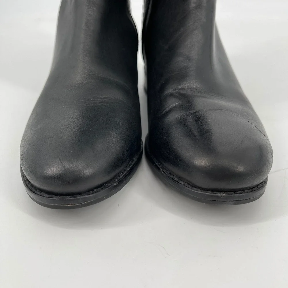 Cole Haan‎ Black Leather Knee High Riding Boots Women's Size 6B Equestrian